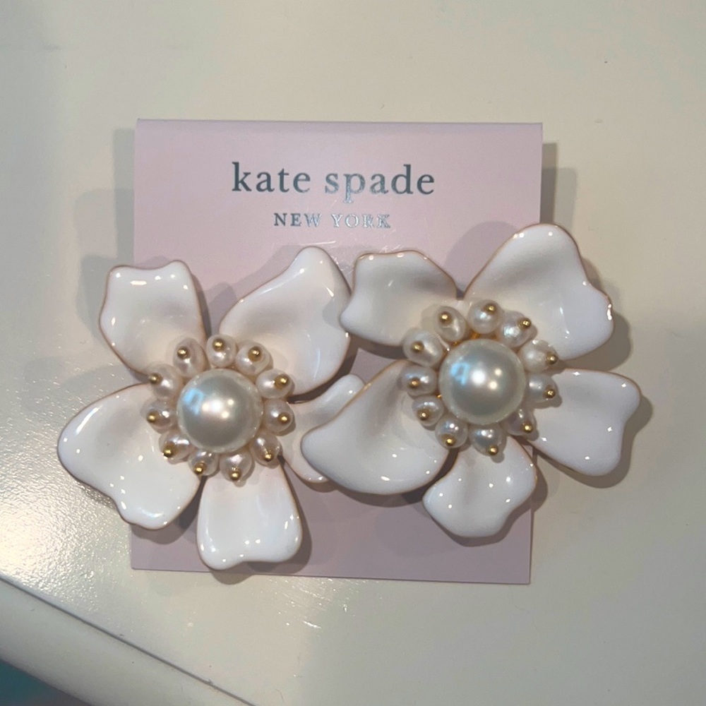 Kate Spade Flora Statement Stud Earrings